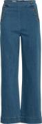 Atelier Rêve Irharper PA4 Kvinde Medium Blue Washed Flared Jeans Str 4...