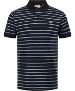 Levi's Levis HM Polo Auster Stripe TR Mand Blå Kortærmede Poloer Str L...