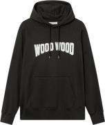 Wood Wood Wwfred Arch Mand Licorice Hoodies Str M - hos Magasin