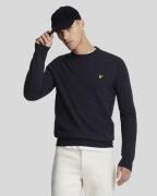 Lyle & Scott Lambswool Blend Crew Neck Jumper Kvinde Z56 Dark Navy Mar...