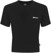 Dickies Lewistown Embro SS TEE W Black Kvinde Black Kortærmede T-shirt...