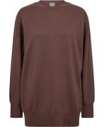 Max Mara Leisure Mister Kvinde Bordeaux Sweaters Str L - Uld hos Magas...