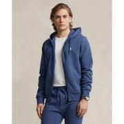 Polo Ralph Lauren Doubleknit Full-zip Hoodie Mand Derby Blue Heather H...