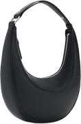 MANGO Oval Shoulder bag U - Skuldertasker Læder hos Magasin