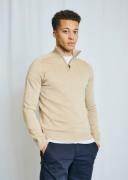 Bruun & Stengade BS Vangelis Regular Fit Knitwear Mand Beige Sweaters ...