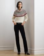 Lauren Ralph Lauren 14 Wale Cordful-5po Kvinde Sort Bukser Str 34 - ho...