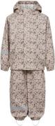 Sofie Schnoor Rain Suit Str 8 år / 128 cm - Sand Regntøj Polyester hos...