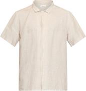 Knowledge Cotton Apparel Box Short Sleeve Linen Shirt Gots/vegan Mand ...