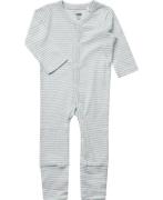 Magasin Newborn Bodysuit Gots Str 62 Blue Stripe Heldragter Bomuld