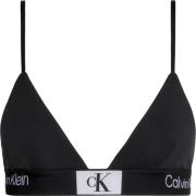 Calvin Klein Unlined Triangle bra Bh'er Uden Bøjle Str L - Bomuld hos ...