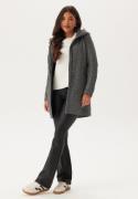 ONLY Sedona Light Coat Dark grey melange XS