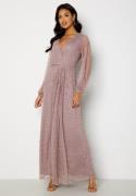 AngelEye Long Sleeve Sequin Dress Lavender M (UK12)