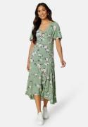 Happy Holly Therese dress Dusty green / Floral 46