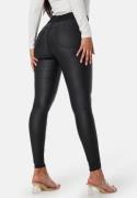 Happy Holly Freja push-up coated treggings Black 34S