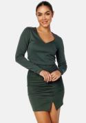 BUBBLEROOM Valentina mini skirt set Dark green L