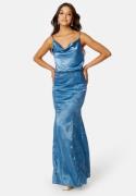Bubbleroom Occasion Lucie Jacquard Gown Dusty blue 40