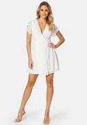 Bubbleroom Occasion Grienne Wrap Dress White XL