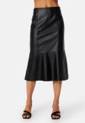 BUBBLEROOM Emme pu skirt Black XS