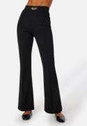 BUBBLEROOM Francine Belted Trousers Black XS