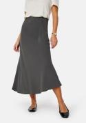 Pieces Franan HW Midi Skirt Magnet XL