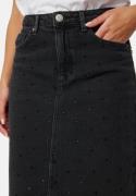 VERO MODA Vmtessa HR Maxi Denim Skirt Black Denim L