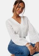 Happy Holly Nisha Broderie Anglaise Blouse White 40/42