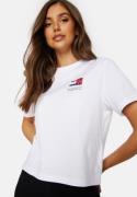 TOMMY JEANS BXY Graphic Flag Tee YBR White XS