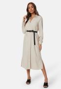 Happy Holly Linen Shirt Dress Light beige 40/42