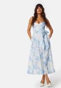 Bardot Vibrant tie dye midi dress Blue 38(UK10)