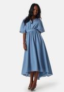 VILA Mirage 2/4 V-Neck Ankle Dress Coronet Blue 42