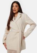 BUBBLEROOM Vendy Wool Blend Coat Light beige 44