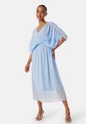 Bubbleroom Occasion Structured Maxi Dress Light blue M