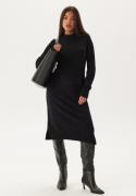 VILA Ril Crew Neck Midi Dress Black M