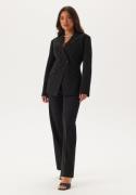 BUBBLEROOM Single Button Blazer Black 46