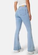 BUBBLEROOM Tove High Waist Flared Superstretch Bleached denim 46