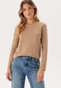 GANT Reg Shield Ls T-shirt Caramel Beige XS