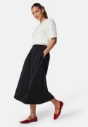 BUBBLEROOM Pocket Midi Skirt  Black S