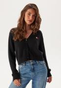 TOMMY JEANS Tjw Essential Badge Cardigan BDS Black S