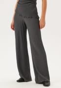 BUBBLEROOM Structure Wide Trousers Dark grey L