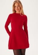 Bardot Delphi Long Sleve Mini Dress 191663 Deep Red 42(UK14)