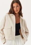 VILA Vijumpy L/S SHORT JACKET - NOO Super Light Natural Me 34