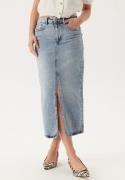 VILA Vijaf Hw Midi Denim Skirt-noos Light Blue Denim Detail:wash L 36