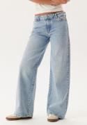 Pieces Pcselma Lw Wide Jeans Lb Light Blue Denim 29/30