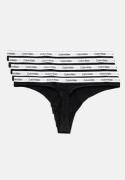 Calvin Klein 5 pack Thong (Low-Rise) BLACK/BLACK/BLACK/BLACK/BLACK S