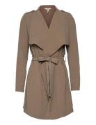 Objannlee Short Jacket Tynd Frakke Brown Object