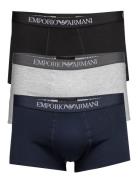 Mens Knit 3Pack Trun Boxershorts Multi/patterned Emporio Armani