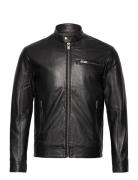 Slhiconic Classic Leather Jkt W Læderjakke Skindjakke Black Selected H...