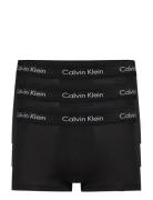 Low Rise Trunk 3Pk Boxershorts Black Calvin Klein