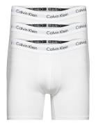 Boxer Brief 3Pk Boxershorts White Calvin Klein