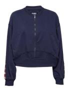 Violet Zip Sweat Bomberjakke Blue Svea